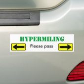 Hypermiling überschreiten bitte - besonders autoaufkleber (Auf Auto)