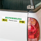 Hypermiling überschreiten bitte - besonders autoaufkleber (Auf Lkw)