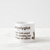Hyperpolyglot Definition Espressotasse (Vorderseite)