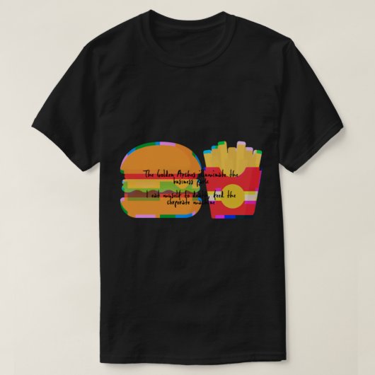 Hypersonic Missiles Burger - Sam Fender T-Shirt (Design vorne)
