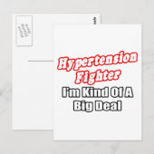 Hypertonie Kämpfer... Big Deal Postkarte (Vorne/Hinten)