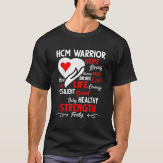 Hypertrophe Kardiomyopathie Sensibilisierung HCM T-Shirt