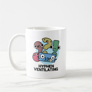 Hyphen Lüftung Funny Punctuation Puff Kaffeetasse