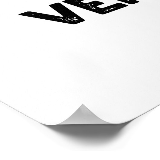 Hyphen Lüftung Funny Punctuation Puff Poster (Ecke)