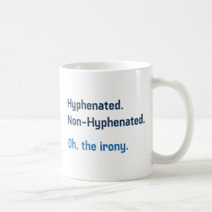 hyphenisiert kaffeetasse