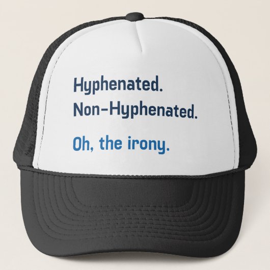 hyphenisiert truckerkappe (Vorderseite)