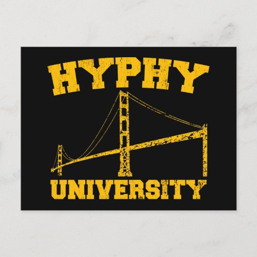 Hyphy University Postkarte (Vorderseite)