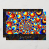 Hypn0sis - Fraktal Art Einladung (Vorne/Hinten)