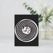 Hypno-Cat Postkarte (Stehend Vorderseite)