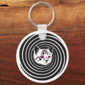 Hypno-Cat Schlüsselanhänger (Vorderseite)