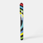 Hypno Funky Totenkopf iPhone Hülle (Linke Seite)