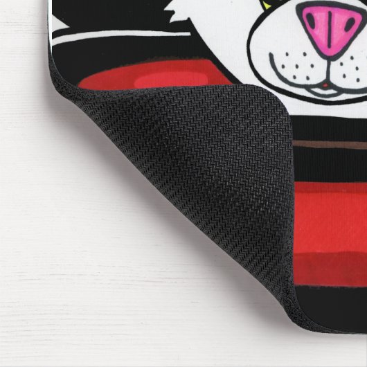 Hypno Kaninchen Mousepad (Ecke)