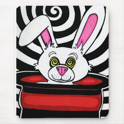 Hypno Kaninchen Mousepad (Vorne)