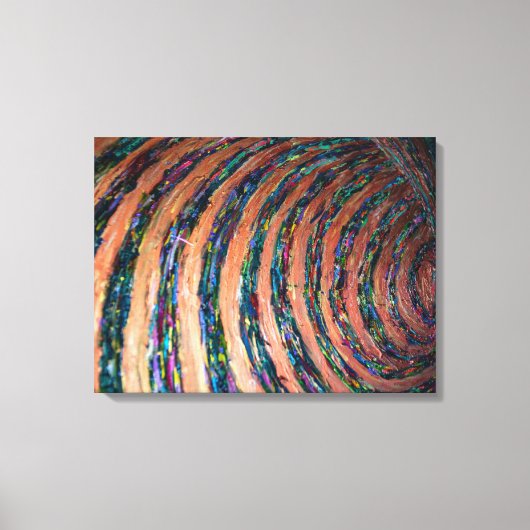 Hypno Lines Painting Art Leinwanddruck (Vorderseite)