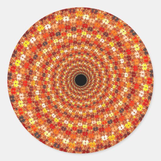 Hypno Orb - Fraktal-Aufkleber Runder Aufkleber (Vorderseite)