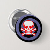HYPNO SCHÄDEL-KNOPF BUTTON (Vorne & Hinten)