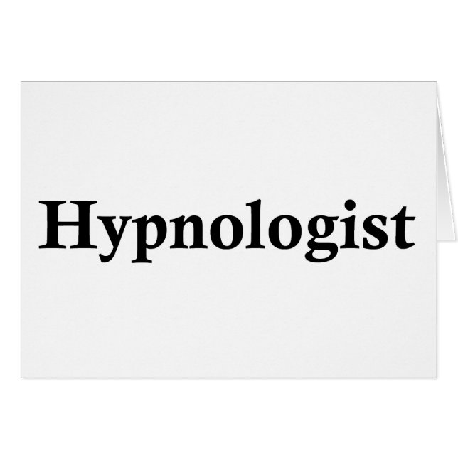 Hypnologist (Vorderseite (Horizontal))