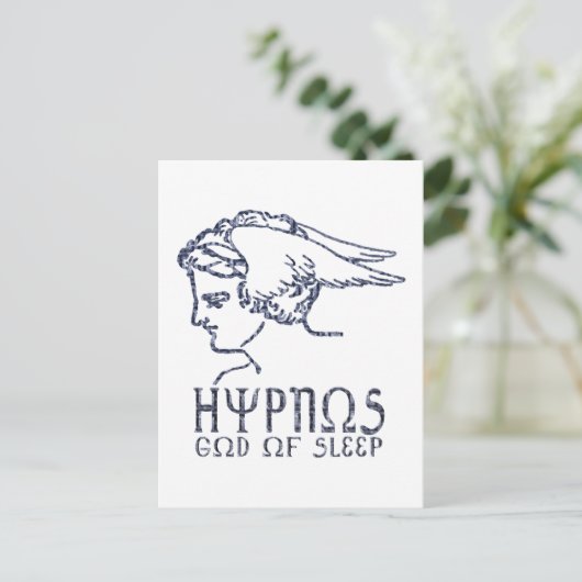 Hypnos Postkarte (Stehend Vorderseite)