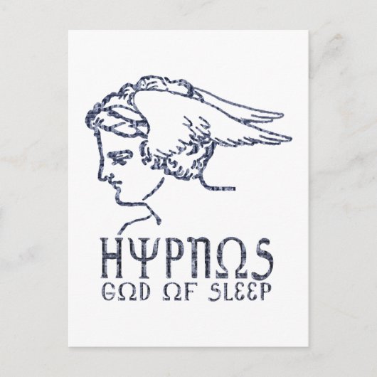 Hypnos Postkarte (Vorderseite)