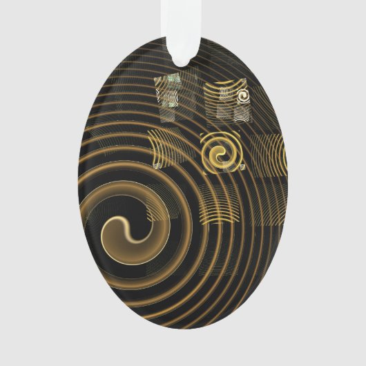 Hypnose Abstrakt Art Akryloval Ornament (Vorderseite)
