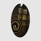 Hypnose Abstrakt Art Akryloval Ornament (Vorderseite)