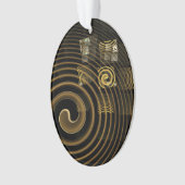 Hypnose Abstrakt Art Akryloval Ornament (Vorderseite)
