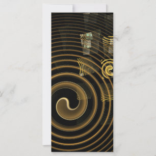 Hypnose Abstrakt Art Rack Card