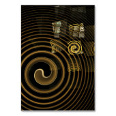 Hypnose Abstrakt Art Table Card Tischnummer (Rückseite)