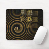 Hypnose-Abstraktkunst-Mauspad Mousepad (Mit Mouse)