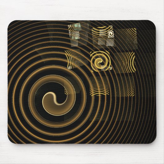 Hypnose-Abstraktkunst-Mauspad Mousepad (Vorne)