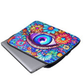 Hypnose Bläschen Auge Laptopschutzhülle (Vorne Knopf)