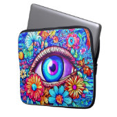 Hypnose Bläschen Auge Laptopschutzhülle (Vorderseite Links)