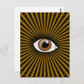 Hypnose Brown Eye Postkarte (Vorne/Hinten)