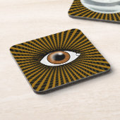 Hypnose Brown Eye Untersetzer (Linke Seite)