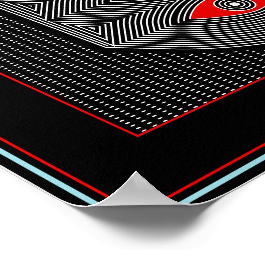 Hypnose Gaze Poster (Ecke)