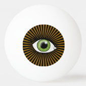 Hypnose Green Eye Tischtennisball (Rückseite)