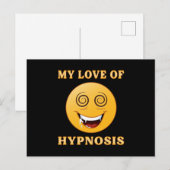 Hypnose Hypnotise Hypnotic Hypnotizer Funny Gift Postkarte (Vorne/Hinten)