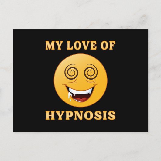 Hypnose Hypnotise Hypnotic Hypnotizer Funny Gift Postkarte (Vorderseite)