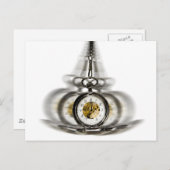 Hypnose Spinning Clock Postkarte (Vorne/Hinten)