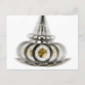 Hypnose Spinning Clock Postkarte (Vorderseite)