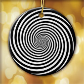 Hypnose Spiral Keramik Ornament