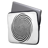 Hypnose Spiral Laptopschutzhülle (Vorderseite Links)