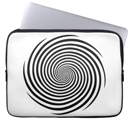 Hypnose Spiral Laptopschutzhülle (Vorderseite)
