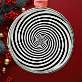 Hypnose Spiral Ornament Aus Metall