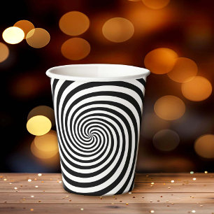 Hypnose Spiral Pappbecher