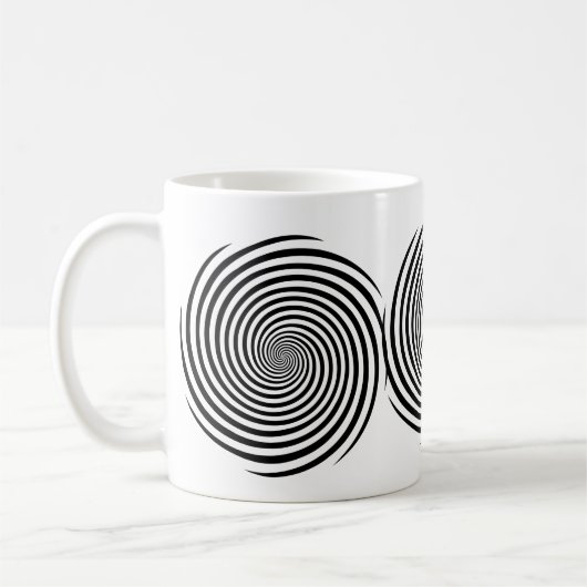 Hypnose Spiralmagie-Tasse Kaffeetasse (Links)