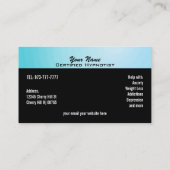 Hypnose-Therapie-Visitenkarten Visitenkarte (Rückseite)