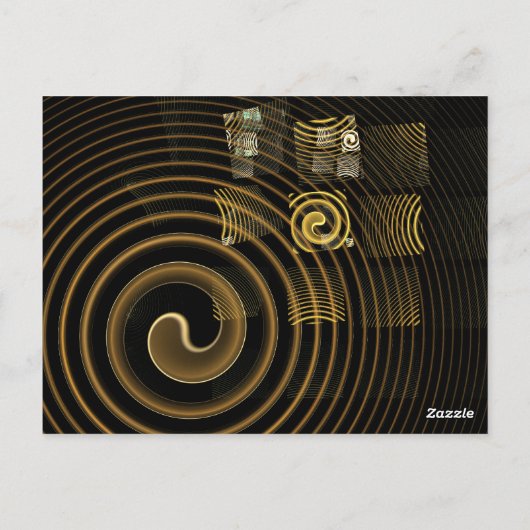 Hypnose Tischnummer Postkarte (Rückseite)