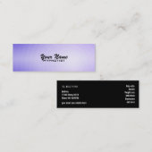 Hypnose-Visitenkarten Mini Visitenkarte (Vorne/Hinten)