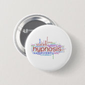 Hypnose-Wort-Kunst Button (Vorne & Hinten)